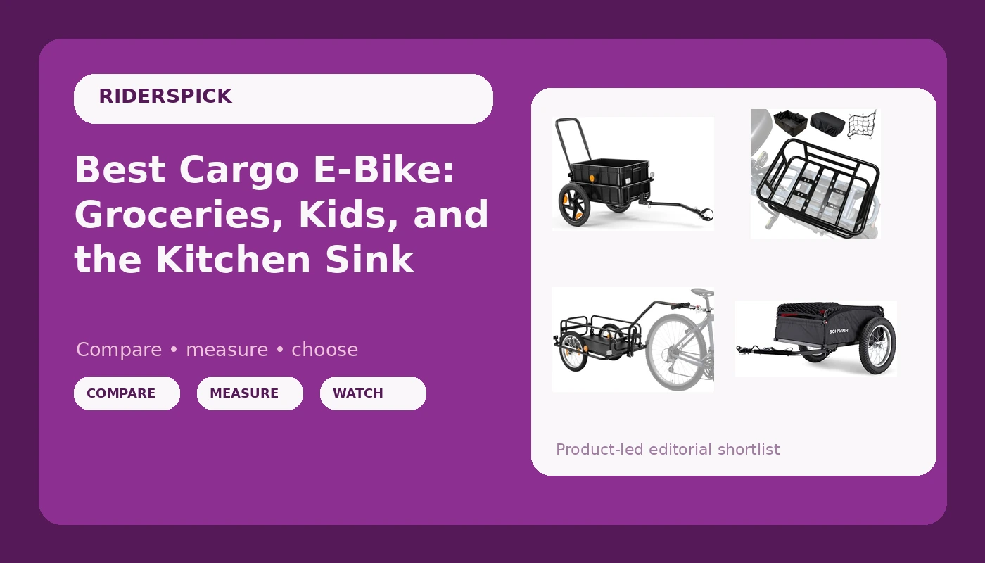 Best Cargo E-Bike: Groceries, Kids, and the Kitchen Sink - RidersPick review with measurements and honest opinion