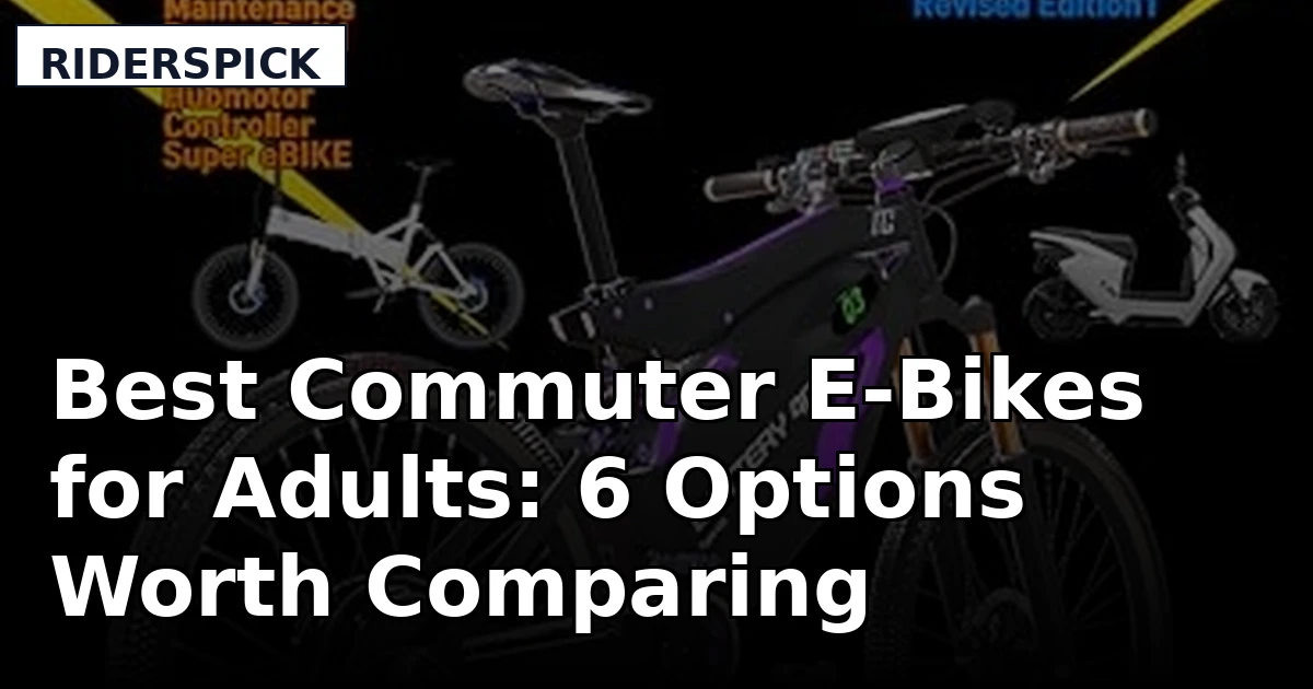 Best Commuter E-Bikes for Adults: 6 Options Worth Comparing