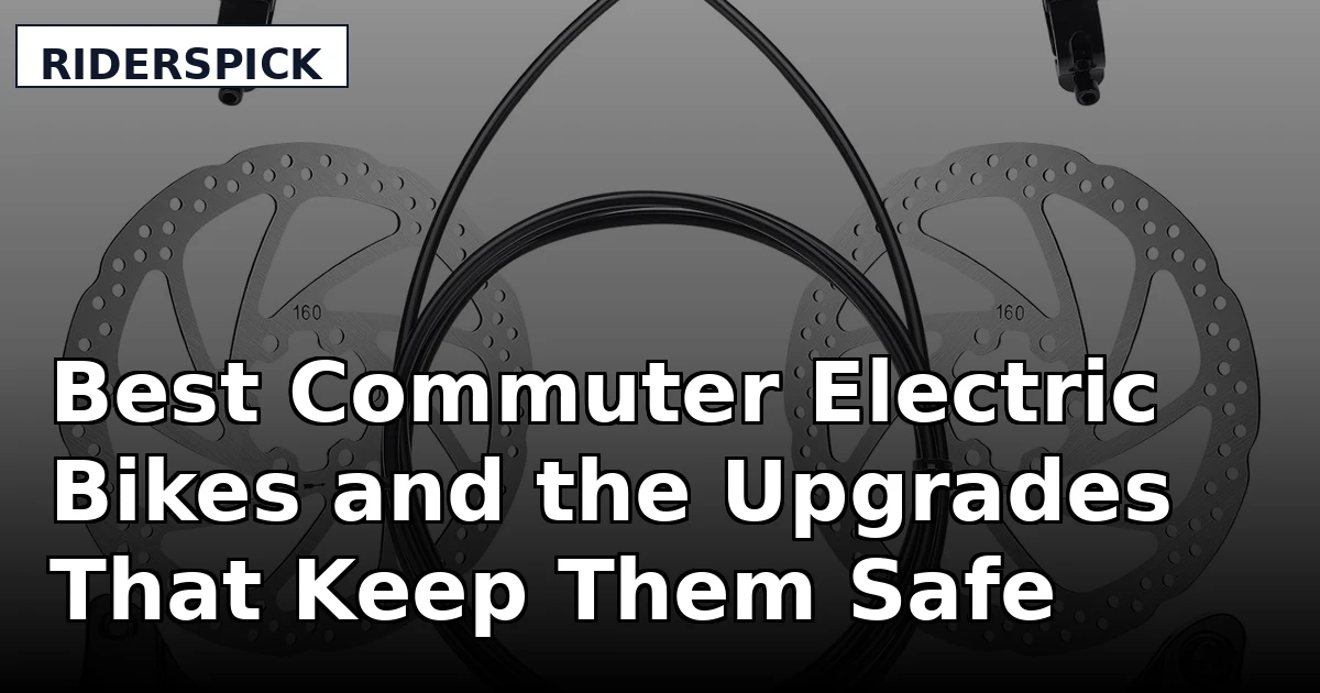 Best Commuter Electric Bikes and the Upgrades That Keep Them Safe
