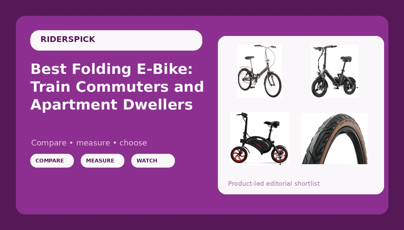 Best Folding E-Bike: Train Commuters and Apartment Dwellers - RidersPick review with measurements and honest opinion