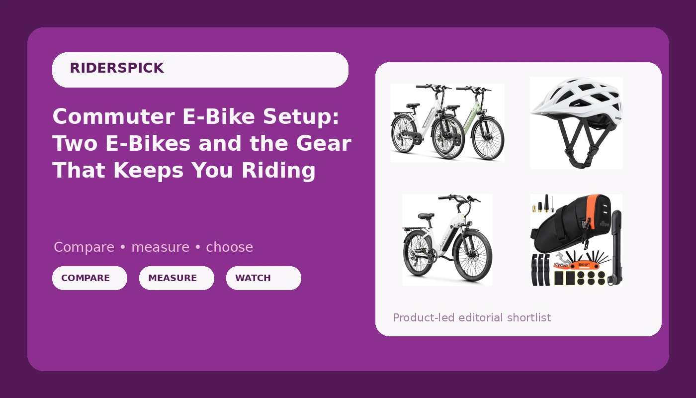 Commuter E-Bike Setup: Two E-Bikes and the Gear That Keeps You Riding