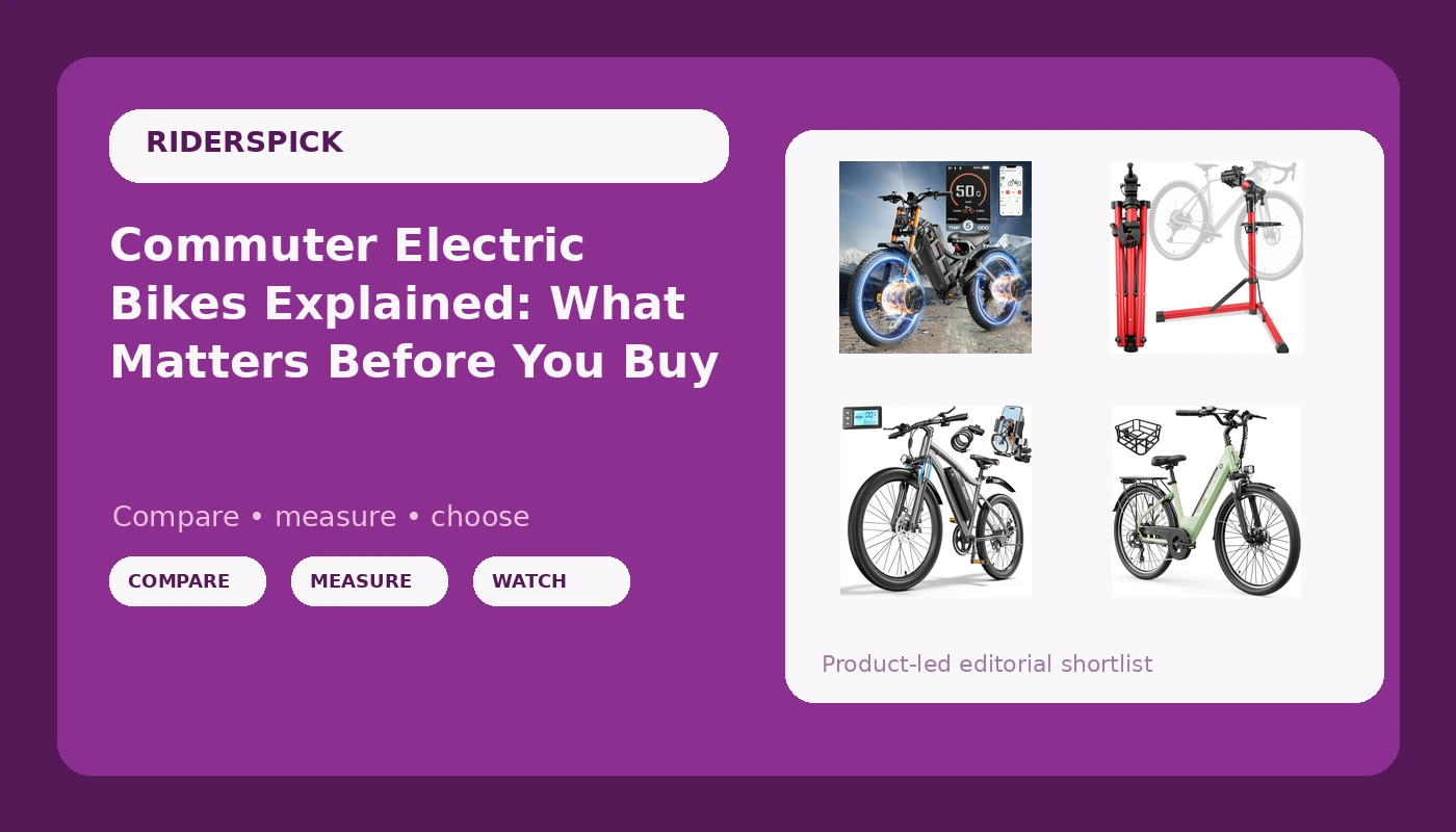 Commuter Electric Bikes Explained: What Matters Before You Buy