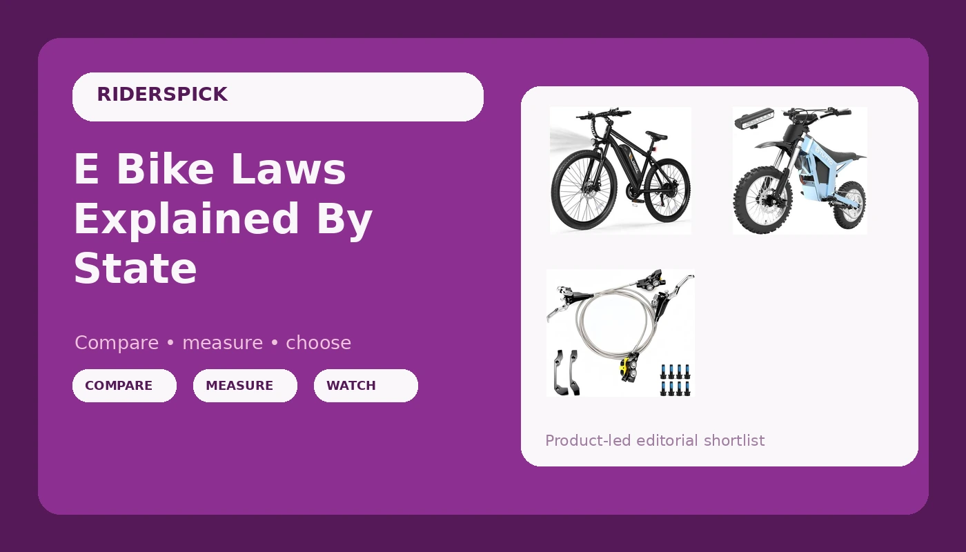 E Bike Laws Explained By State - RidersPick review with measurements and honest opinion