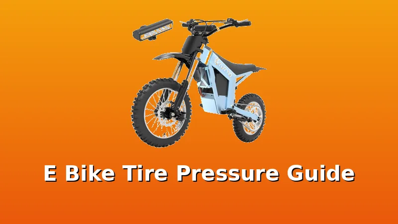 E Bike Tire Pressure Guide - RidersPick review with measurements and honest opinion