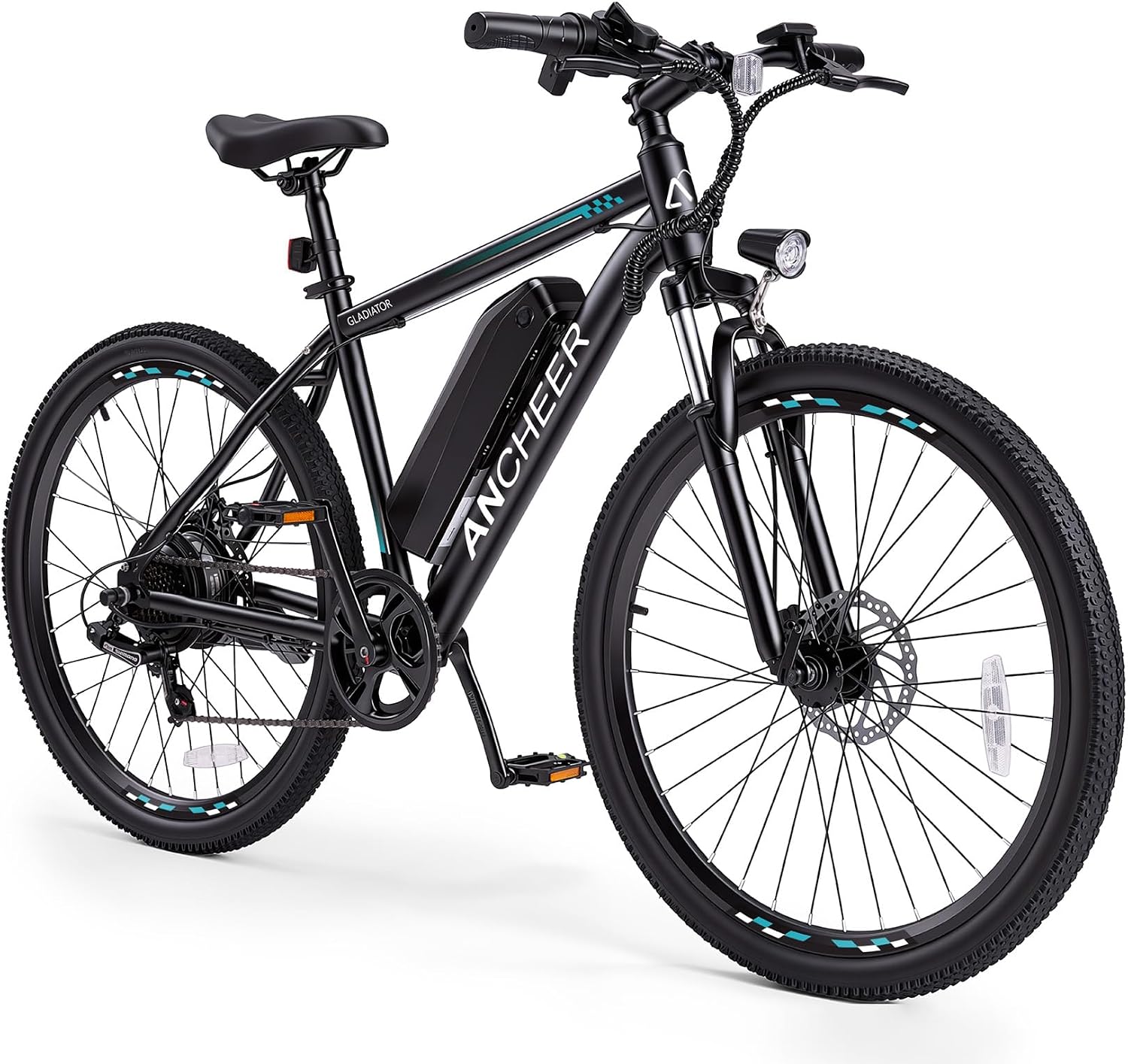ANCHEER 26" 749WPeak Electric Mountain Bike for Adults 499WH 50Mile 19.8MPH
