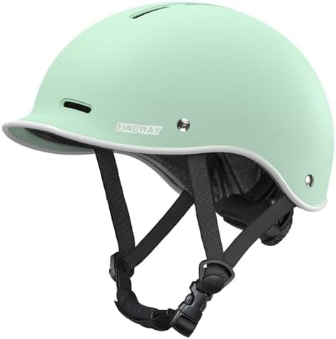 Findway Pro Bike Helmet for Adults,Adjustable Cycling Helmet for Men & Women [Safety Certified] Bicycle Helmet for Commuting, Road Biking, Skating with Adjustable Dial