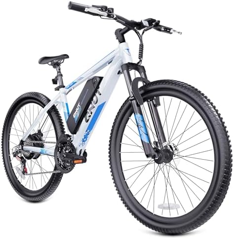 Totem Electric Bike for Adults, 750W Peak 26" Ebike for Men Women Teens with 375WH Babttery 21 Speed 20Mph, Up to 40Miles Front Suspension, Commuting E-Bike Mountain Bicycle