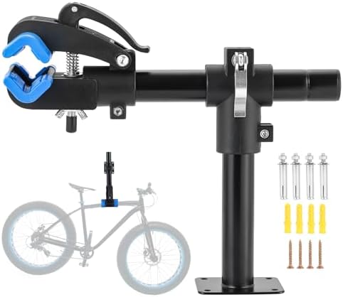 Bike Repair Stand Wall Mount, Includes 4 Metal Expansion Screws