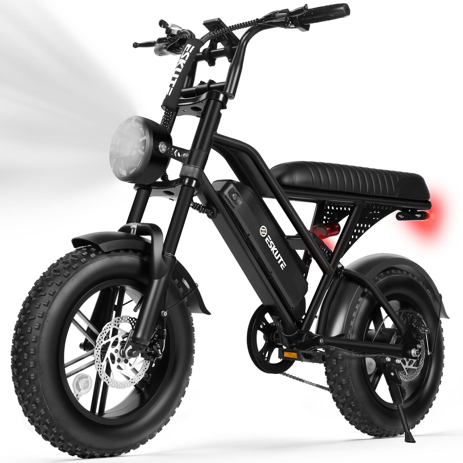 ESKUTE V100 Electric Dirt Bike, 1500W Peak, Dual Suspension