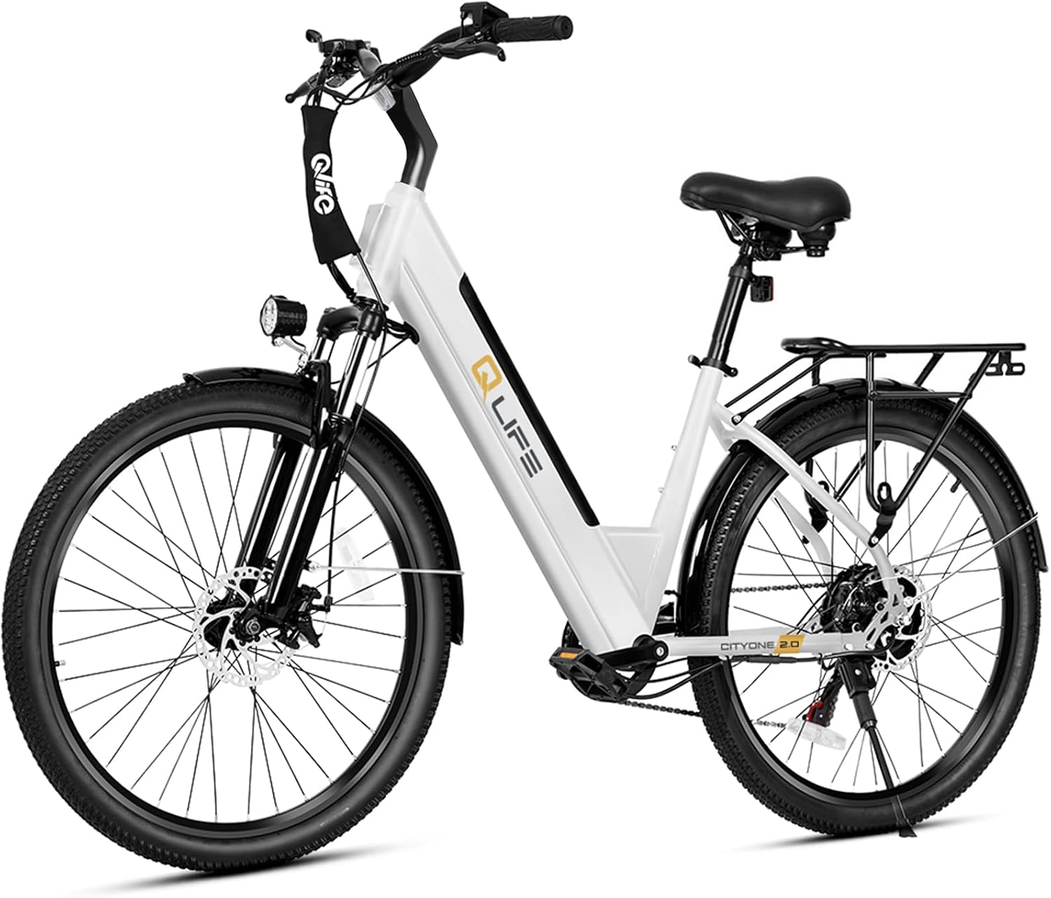 Qlife Cityone 2.0/Cityone Plus Electric Bike for Adults-1200W Peak Motor