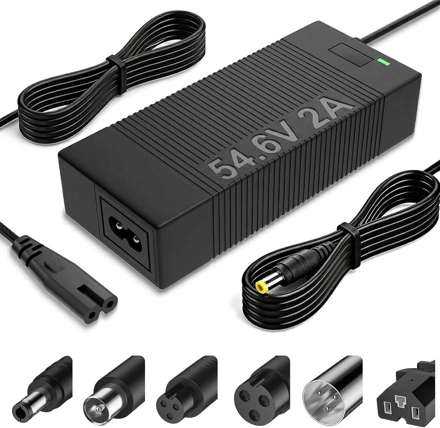 UL Certified 54.6V 2A Fast Electric Bike Charger for 48V Ebike Battery - Compatible with Lectric XP 2.0/3.0, Ecotric City/Beach, Evercross H5/H7