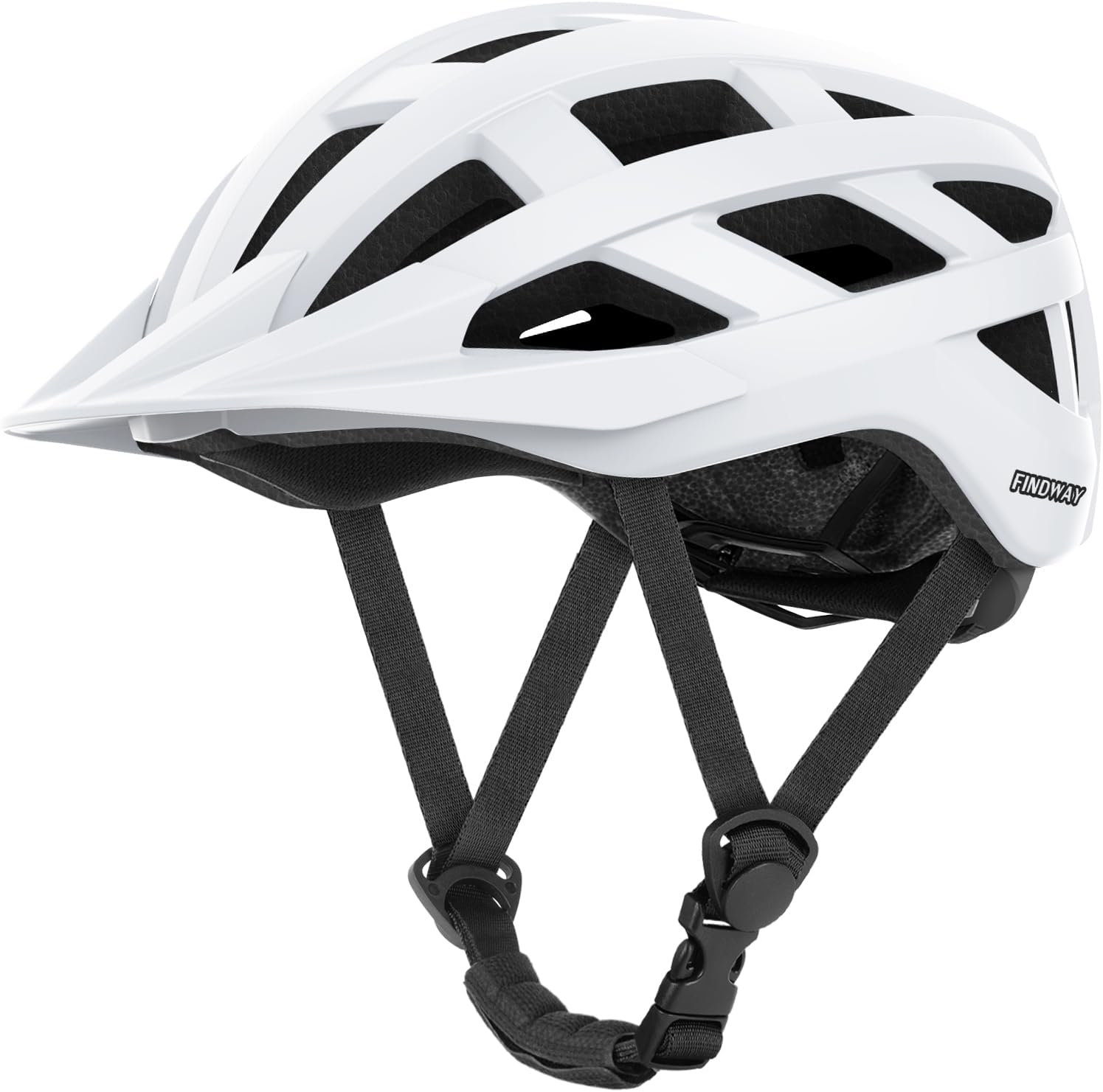 Findway Adult Bike Helmet, Upgrade Adjustable Dial & Removable Visor, Adjustable Straps, Interior Padding Bicycle Cycling Helmet for Men & Women